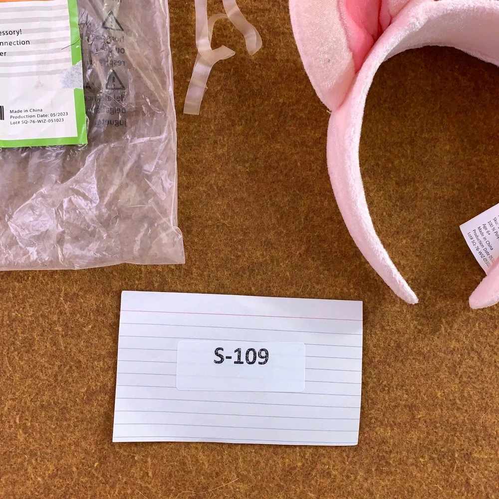 Squirrel Products Kids OS Pink Plush Pig Ears Snout Tail Costume Accessory Set